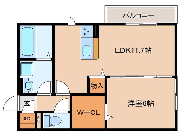 近鉄奈良駅 バス10分  南方町下車：停歩1分 2階の物件間取画像